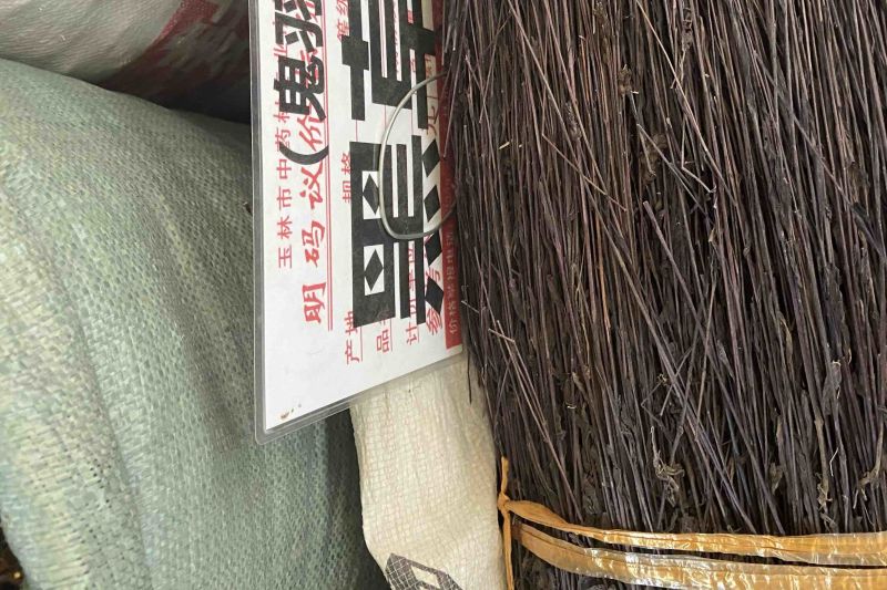 正宗黑草鬼羽箭野生黑马草中药材羽箭草黑骨草克草