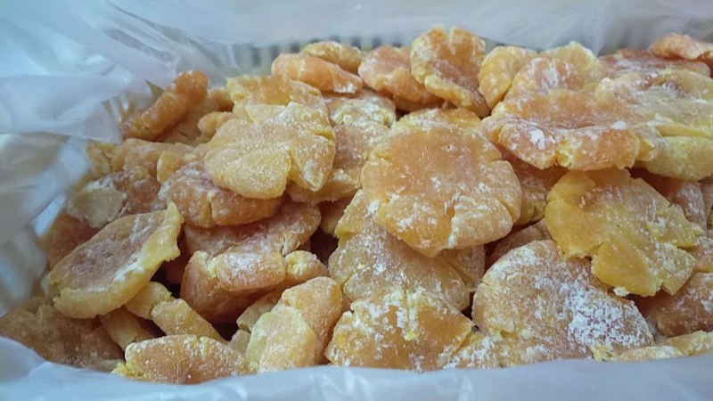 老式白糖桔饼，纯白糖，手工制作！