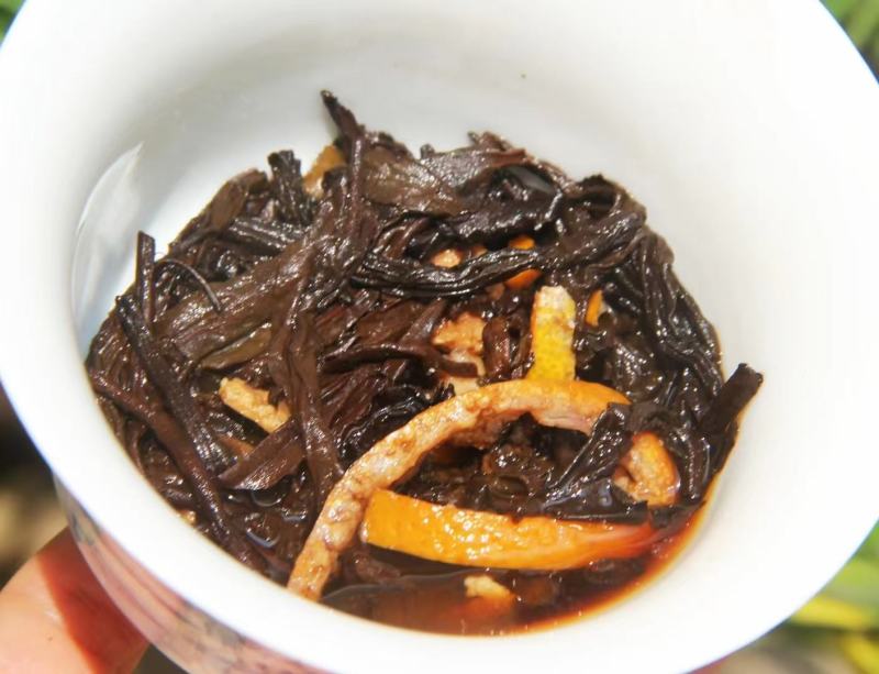 新品小饼时代，陈皮+古树熟茶500g