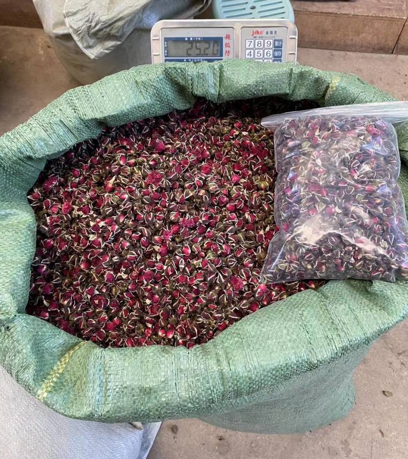 茶叶花果茶玫瑰花茶，金边玫瑰