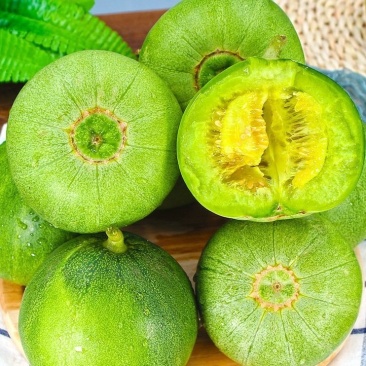 山东露天头茬绿宝甜瓜，现货基地一手货源，保质保量对接全国