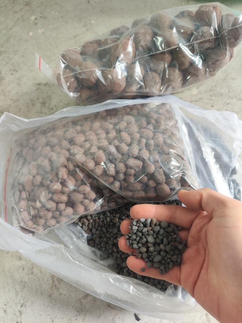 陶粒厂家源头直发，3~20规格硬质陶粒，回填用园艺用