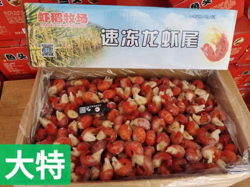 速冻龙虾尾冷冻鲜活小龙虾尾新鲜大号生鲜