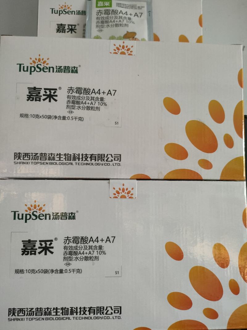 嘉采10%赤霉酸A4+A7苹果树调节生长促进果实生长增加