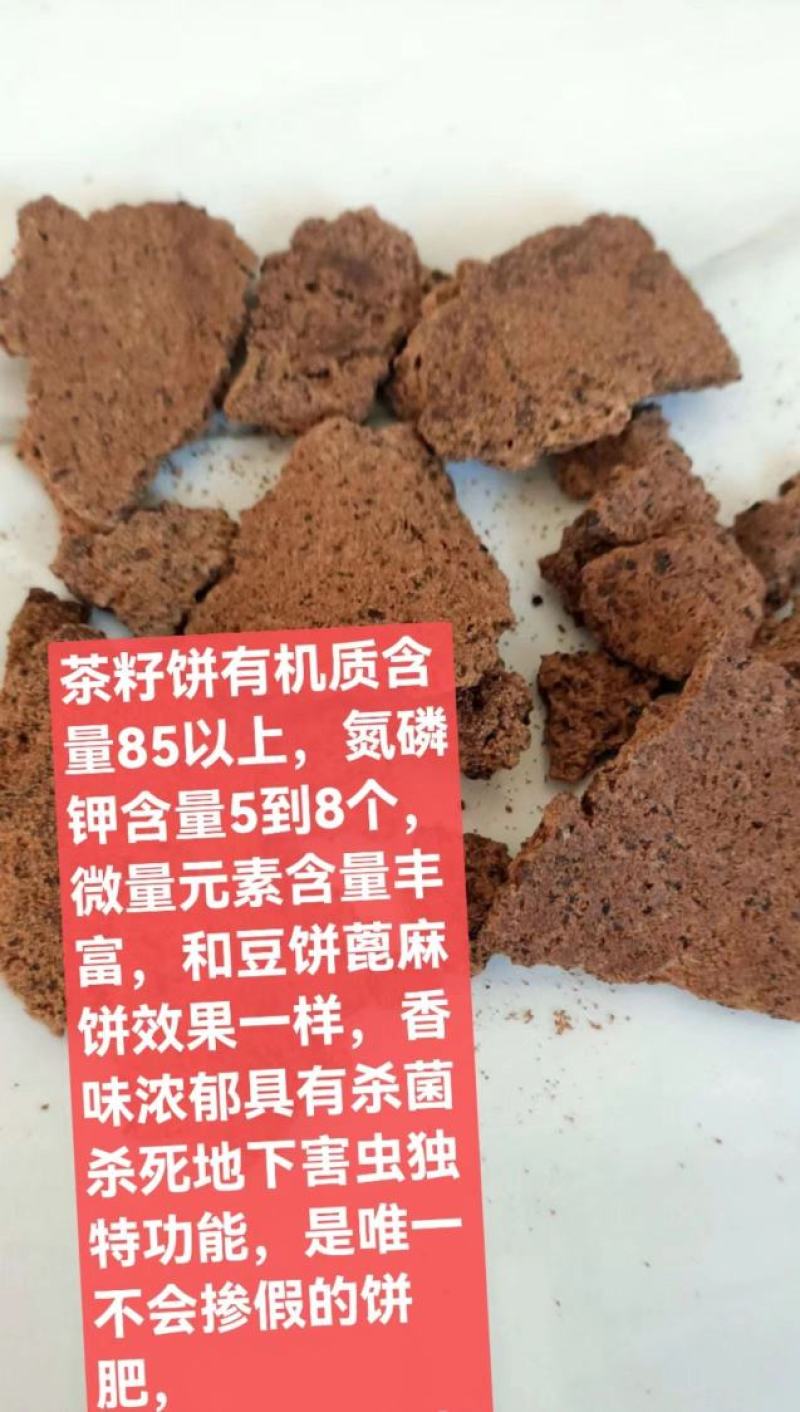 【精品】茶籽饼茶麸高山茶籽压榨后的茶枯鱼塘杀菌