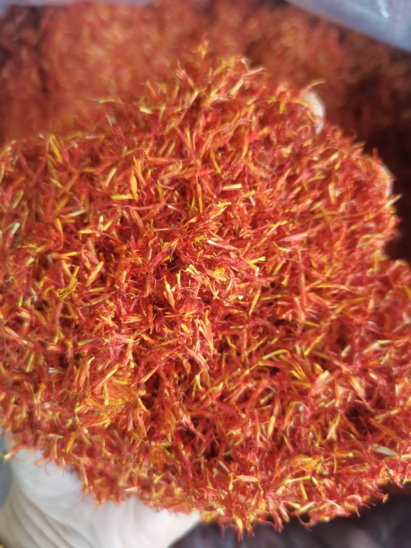 红花新疆红花泡脚艾叶红花中草药无硫熏红花非藏红花
