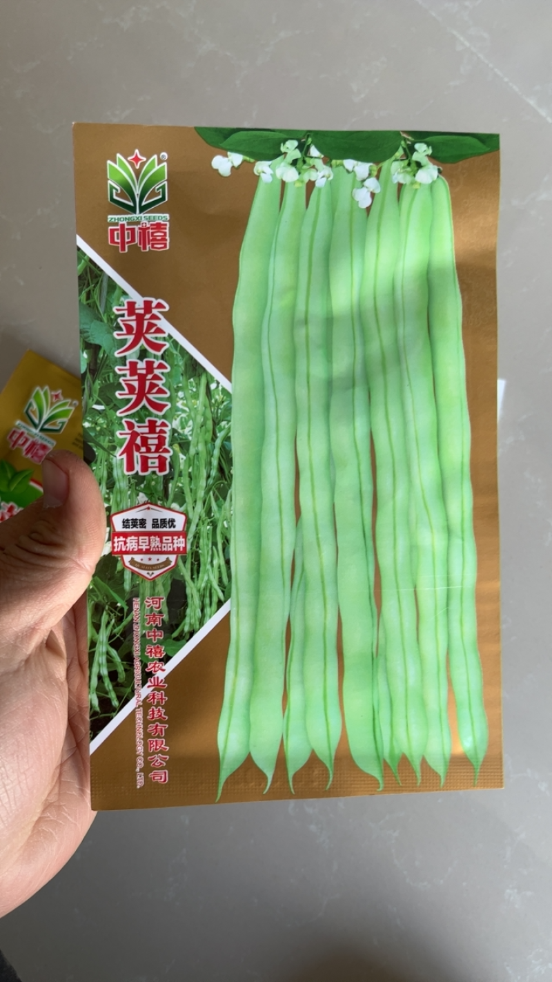 热销小袋装架和无架豆角条形均匀肉质细腻肥产量高条形顺直
