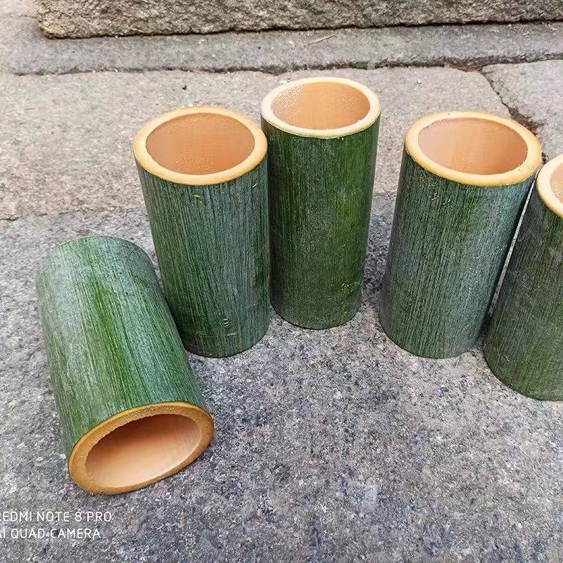 两头空心竹筒粽子模具家用竹筒摆摊专用商用竹筒饭蒸筒竹筒