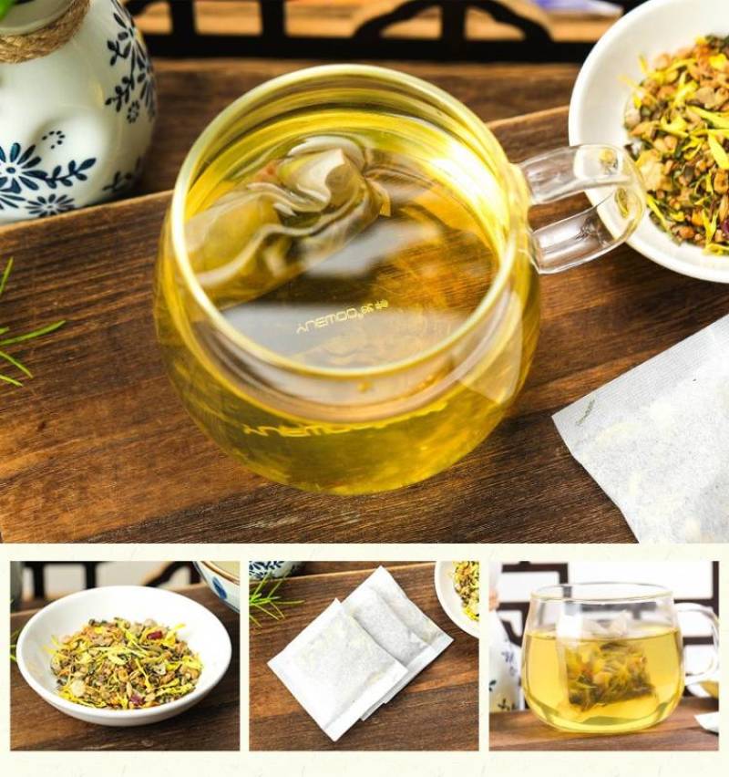 柠檬山楂荷叶茶非冬瓜荷叶茶十六味非肥茶袋泡茶一件代发
