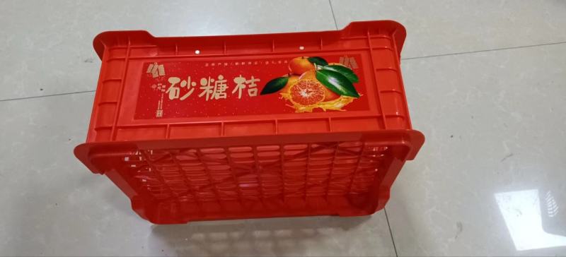 砂糖橘、沃甘等水果筐10斤到40斤装不等，可以定制塑料筐