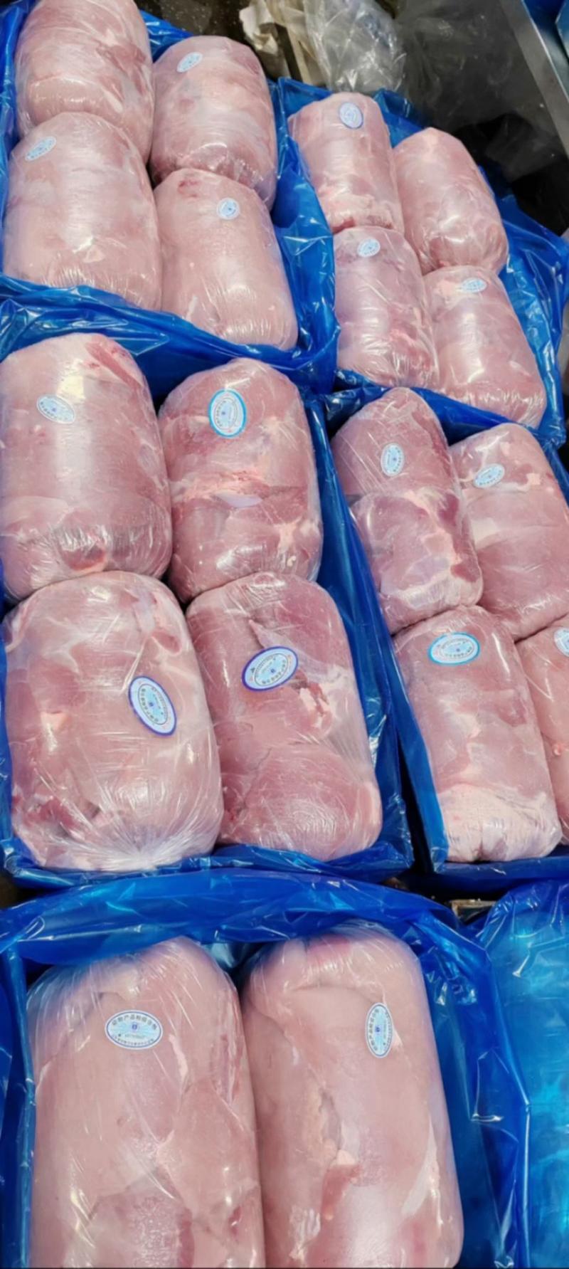 厂家直销肥猪分割四号肉接单中，新货新开，火腿原料，馅料