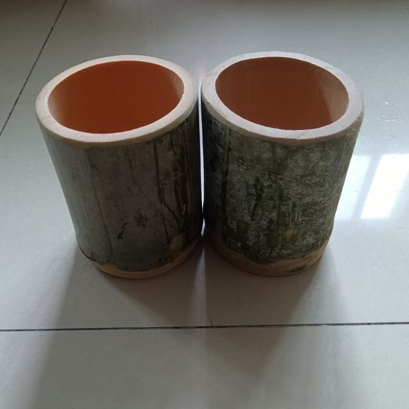 厂家大量直销竹筒杯咖啡杯冰淇淋杯奶茶杯