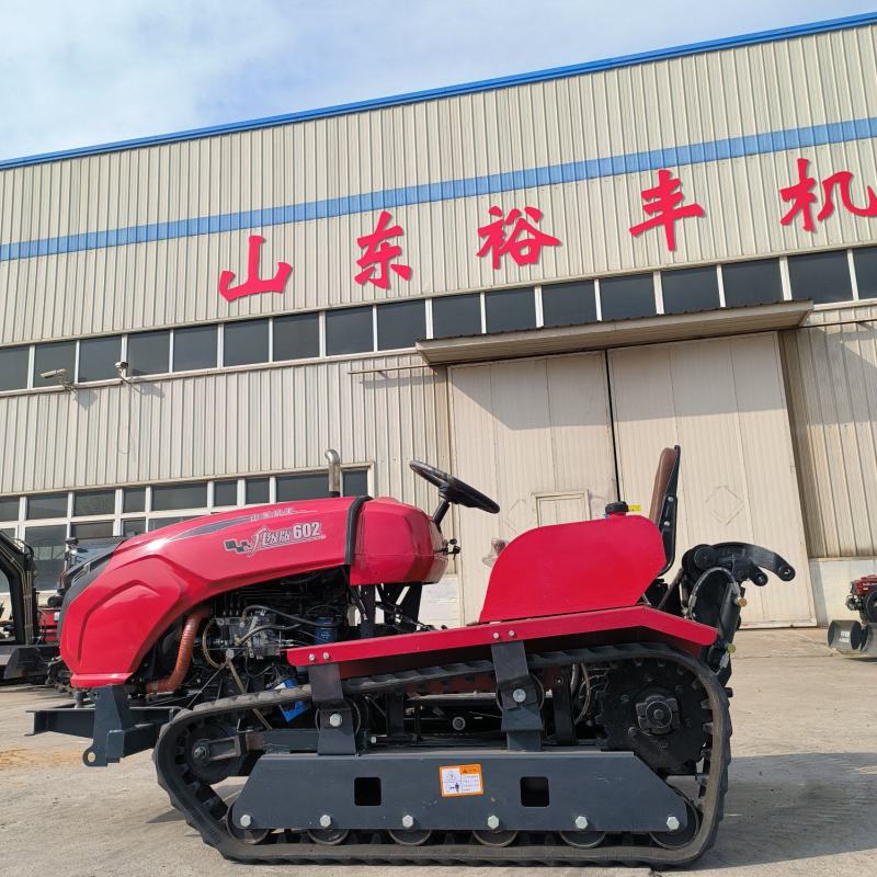 新升级60马力柴油拖拉机大马力旱地履带旋耕机多功能农用机