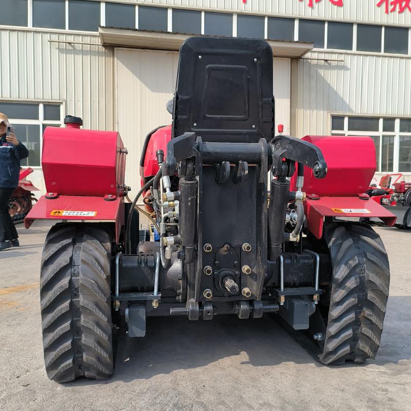 新升级60马力柴油拖拉机大马力旱地履带旋耕机多功能农用机