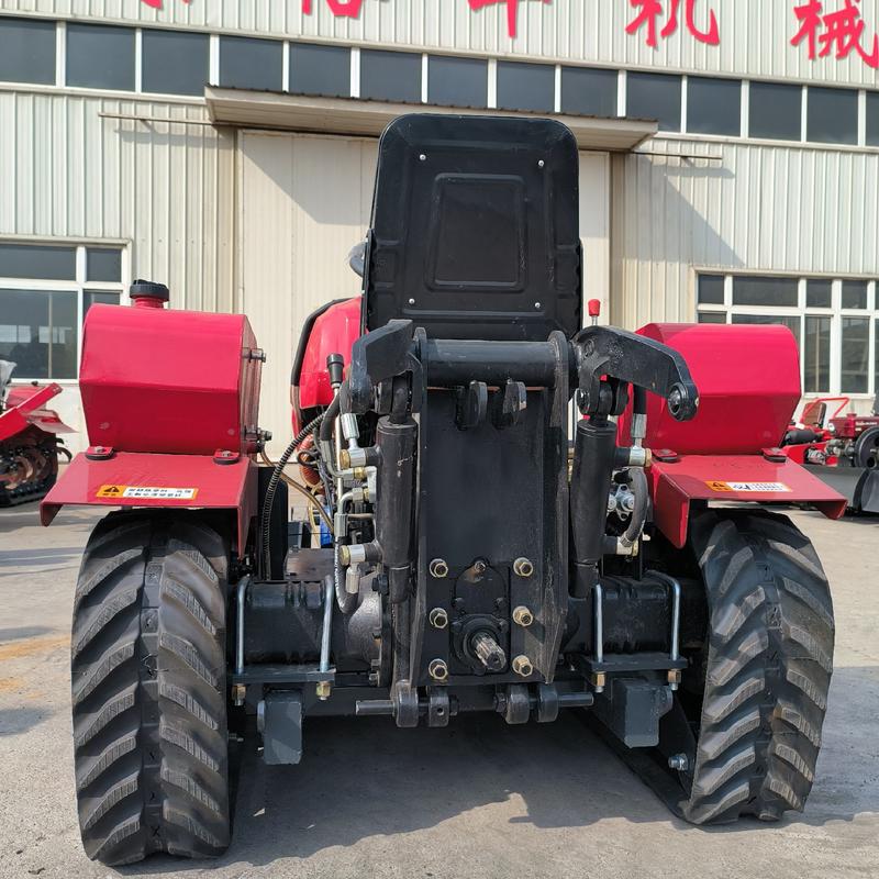 新升级60马力柴油拖拉机大马力旱地履带旋耕机多功能农用机