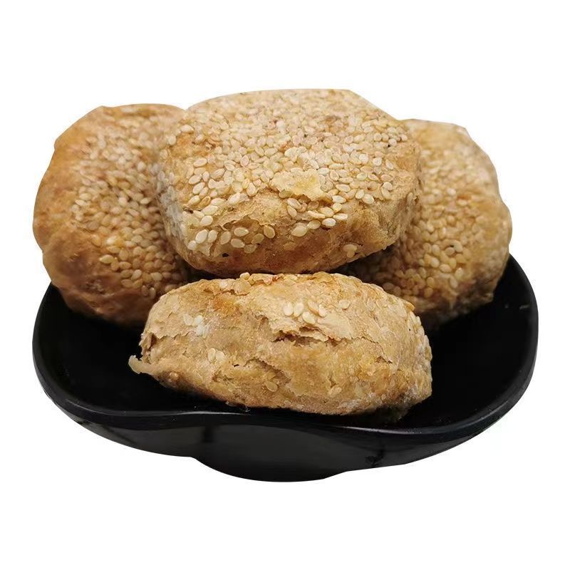 麻将烧饼麻酱火烧老北京天津半成品芝麻油酥真空特产小吃火烧
