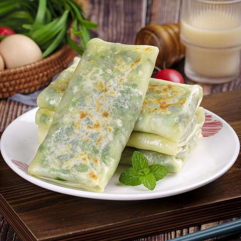 韭菜盒子18个装加热即食手工韭菜鸡蛋菜角懒人速食