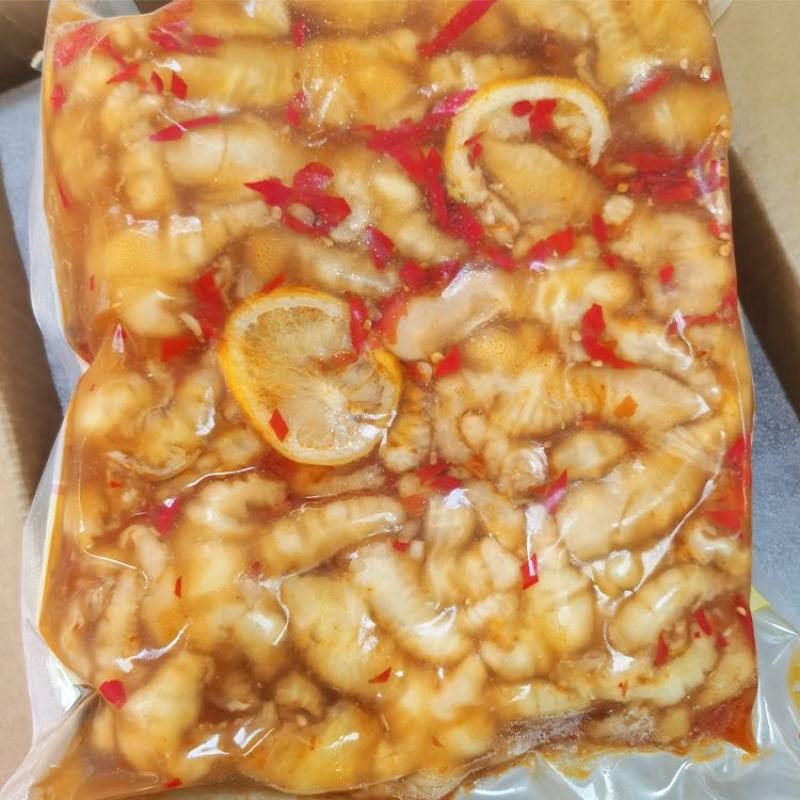 无骨凤爪柠檬酸辣熟食即食小零食商用整箱批发休闲去骨鸡爪