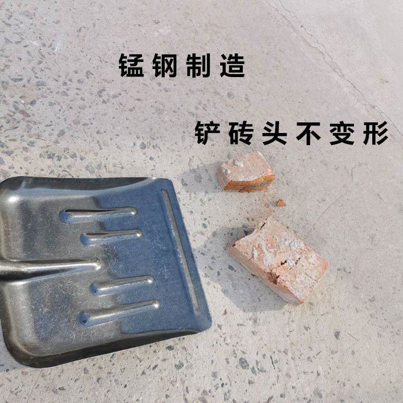 铲粪神器大铁锹大号特大号锰钢平头加宽养殖清粪锹铲头俄式大