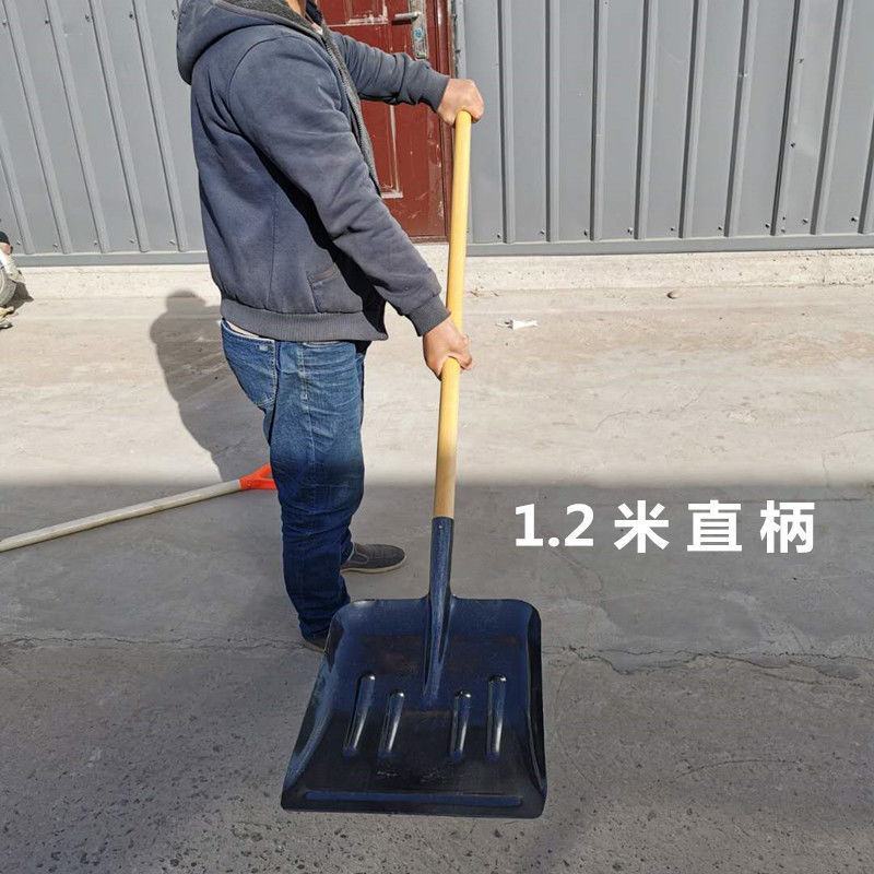 铲粪神器大铁锹大号特大号锰钢平头加宽养殖清粪锹铲头俄式大