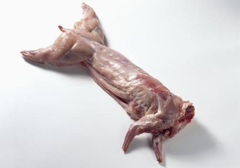 剥皮新鲜速冻兔肉（去头去内脏）现杀鲜冻发货，独立包装