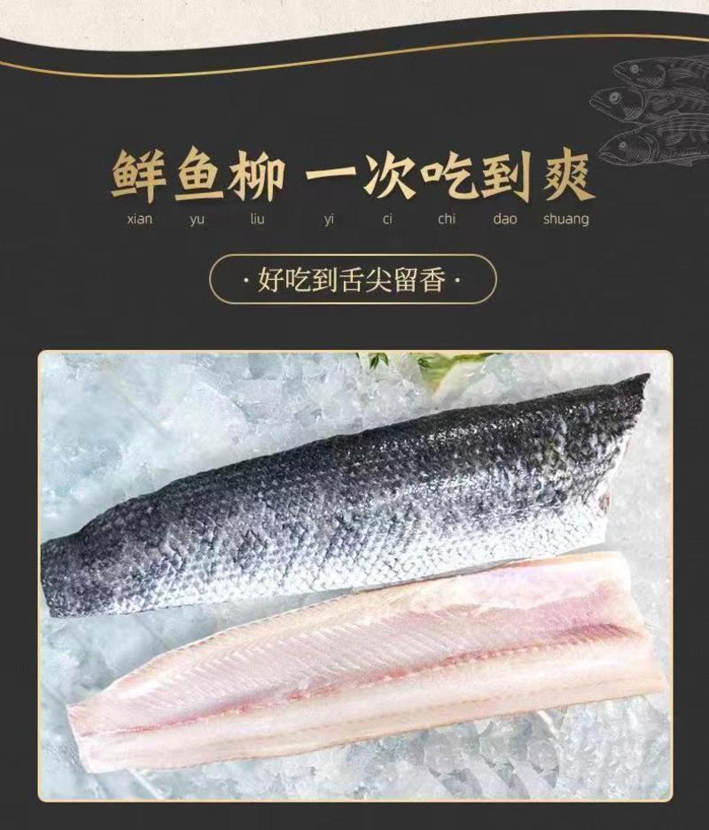优质黑鱼柳，新鲜活鱼宰杀速冻锁鲜，可做酸菜鱼片