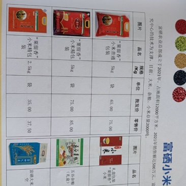 小米大米杂粮辣椒制品白面