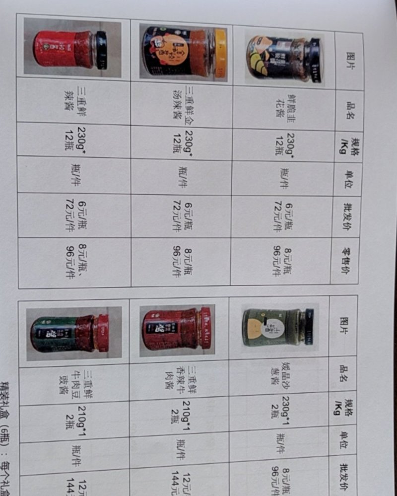 小米大米杂粮辣椒制品白面