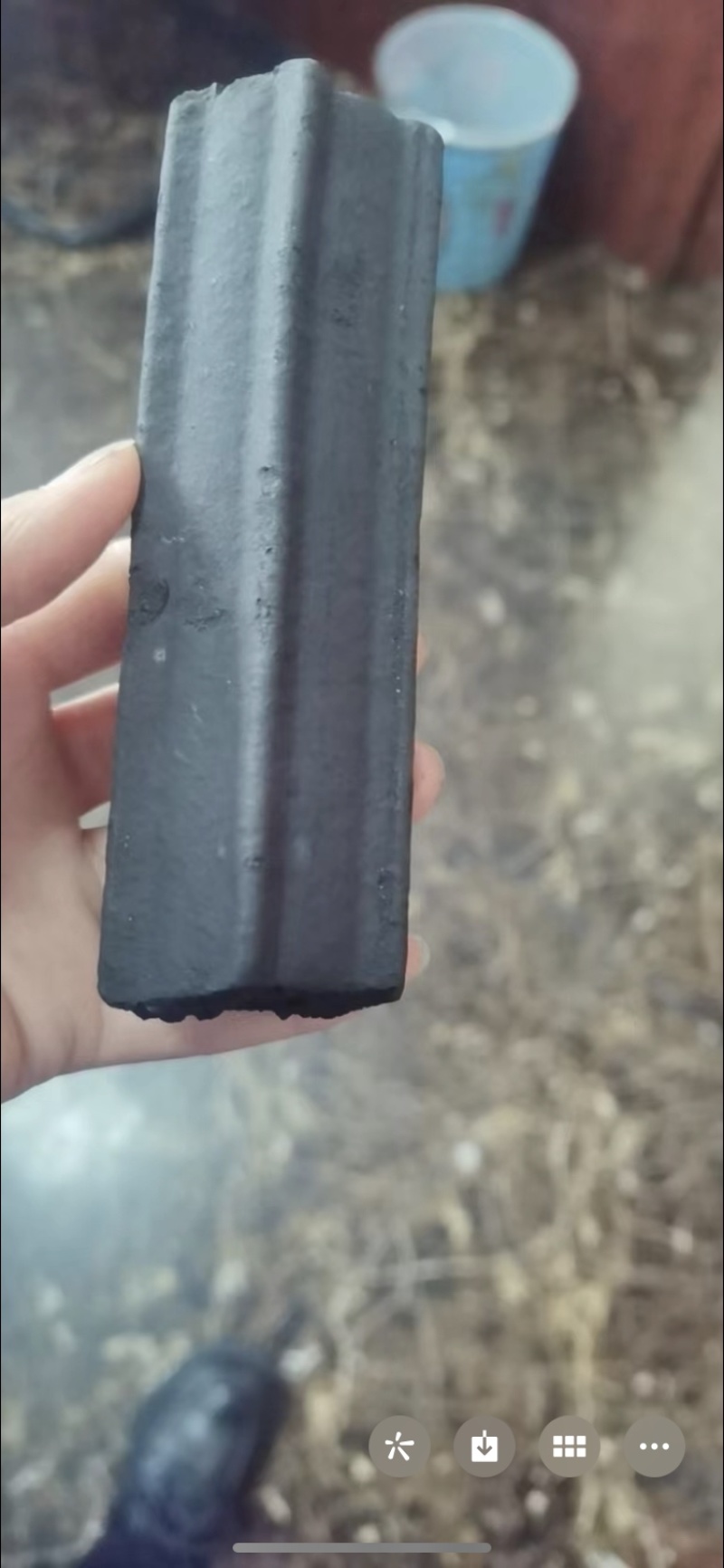 机制烧烤炭