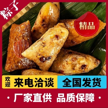 嘉兴粽子甜粽蜜枣豆沙八宝速冻粽子口味多全国招商