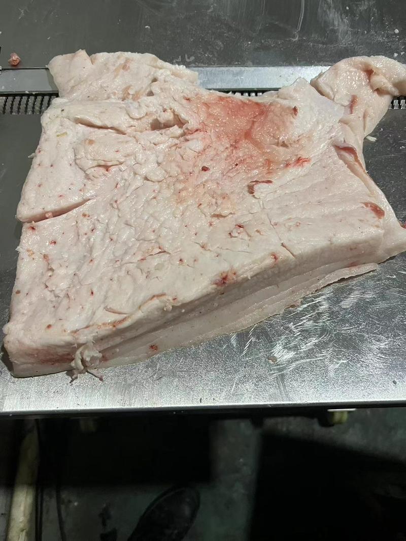 土猪猪皮大皮现货供应条皮也放里面去皮机去的皮很正3.5斤