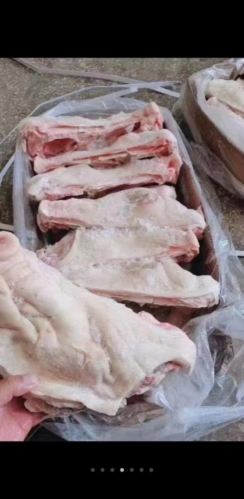 鸿运当头生猪头劈半猪头一手货源证件齐全全国发货食材供应