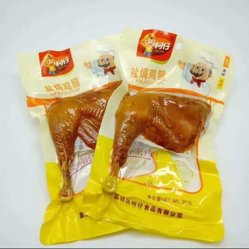 100克盐焗鸡腿,90克柯仔盐水鸡腿熟食系列休闲食品批