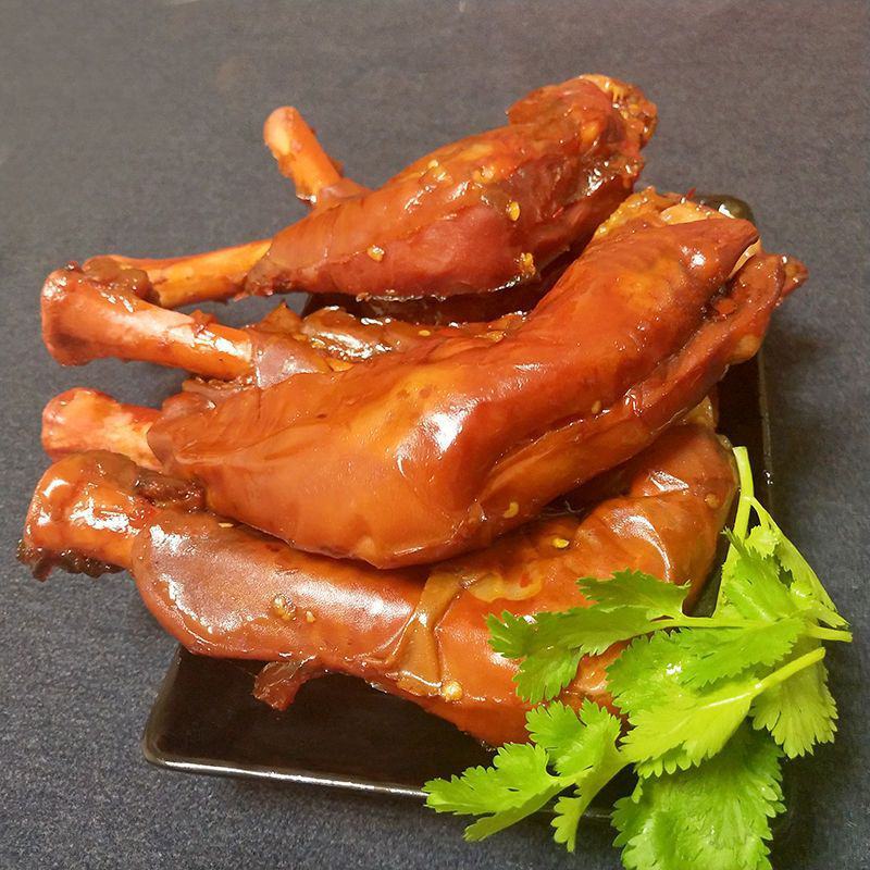 卤羊蹄下饭菜卤味肉食熟食炭烤麻辣羊蹄儿羊脚真空包装开袋即