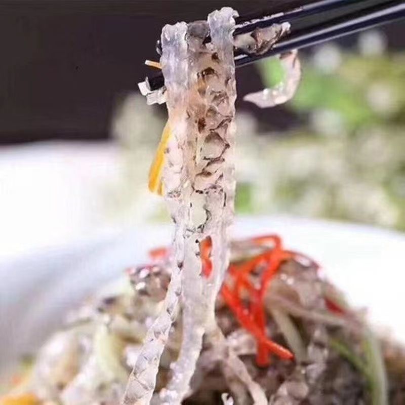 泡椒鱼皮臻大厨开袋即食酸辣开胃小吃凉拌下酒菜批发鱼皮整箱