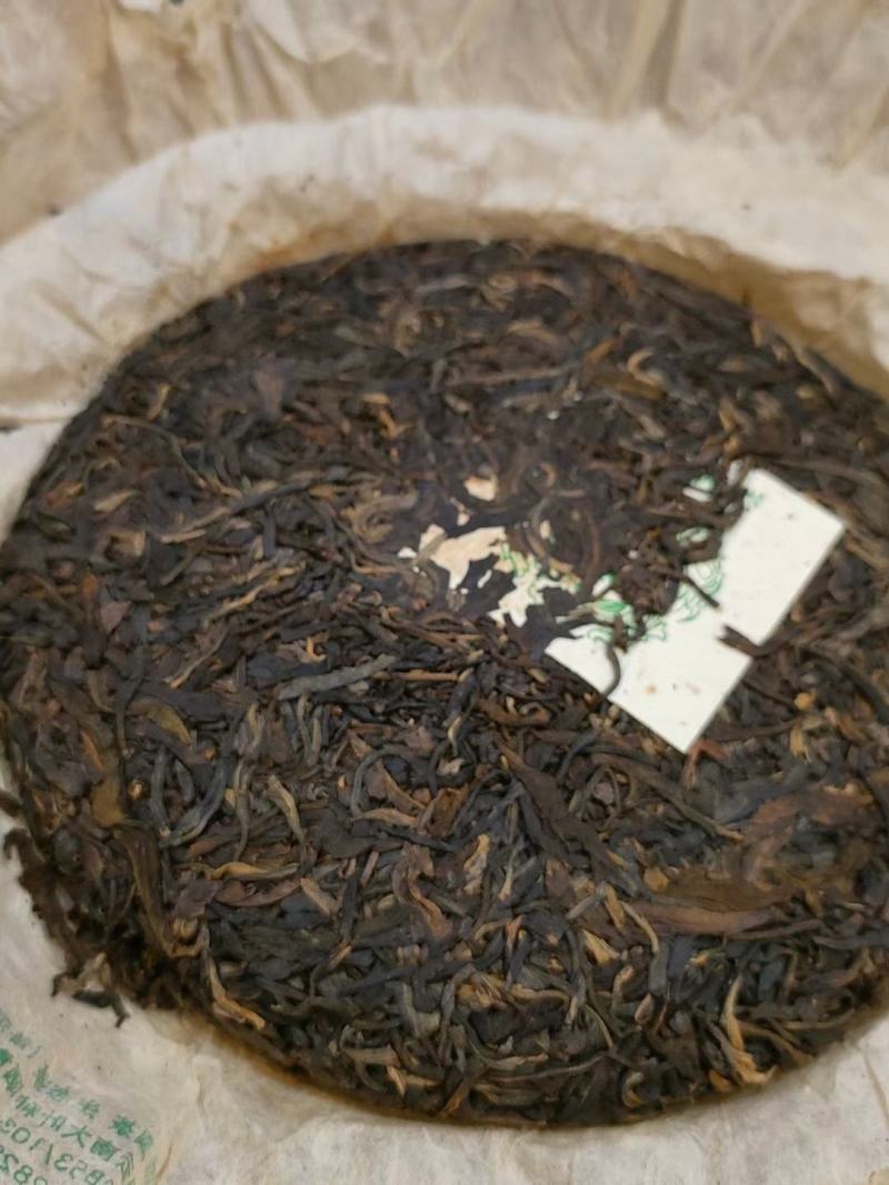 2005年云南江城圆茶老生茶饼357克高香普洱茶干仓七子