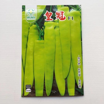 中农福得皇冠辣椒种子黄皮尖椒种子特早熟特长果高产杂交辣椒