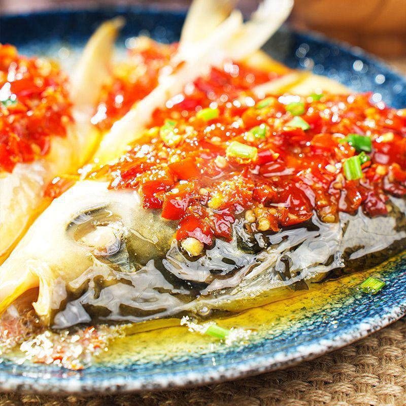 食得迷剁椒鱼头半成品加热即食花鲢胖头鱼白鲢淡水鱼现杀真空