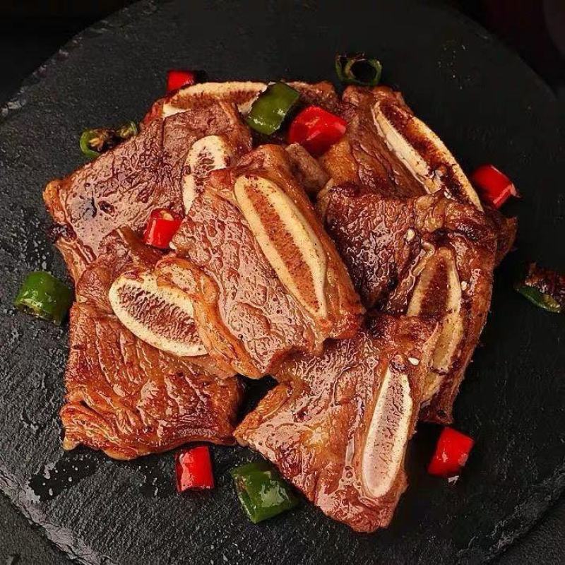 黑椒牛仔骨半成品新鲜带骨牛肋排牛肉牛小排黑椒牛排顺丰包邮