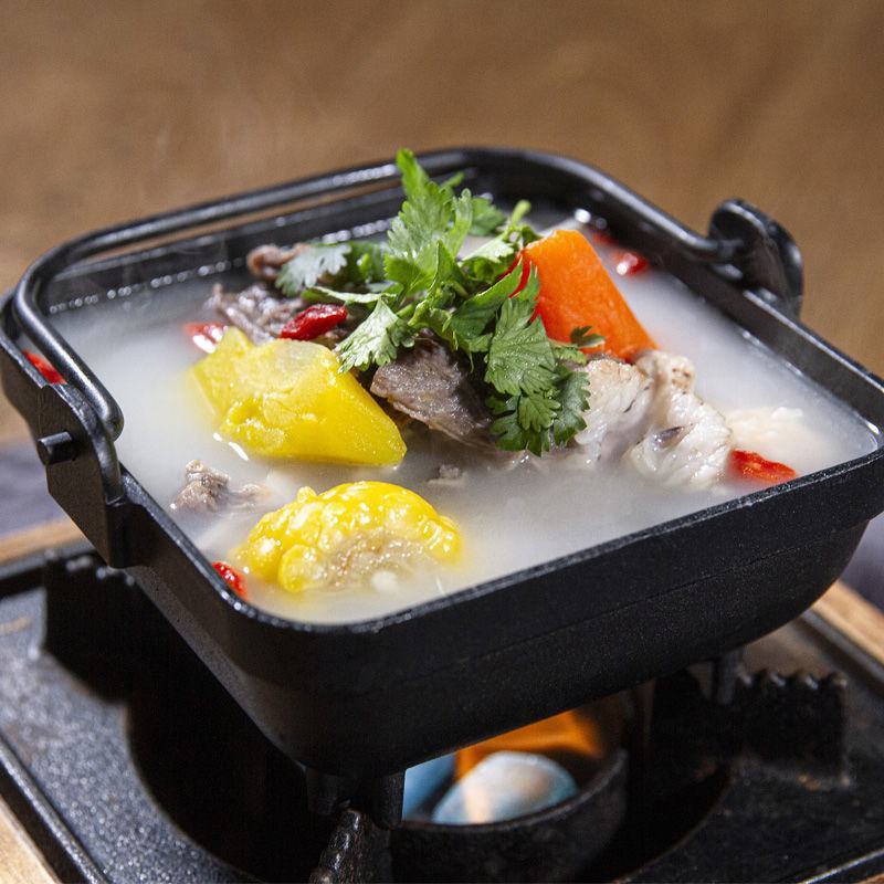 巴尔虎原汤羊肉加热即食羊肉汤羊肉火锅熟食非羊杂汤