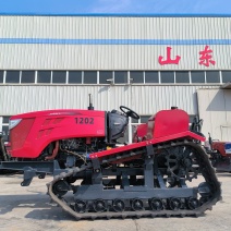 120马力履带拖拉机乘坐式柴油耕地机可搭配多种农具使用