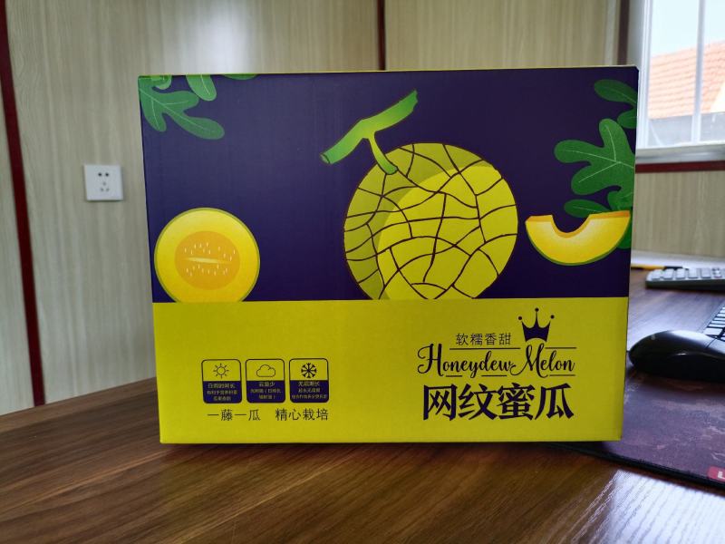 烟台海阳网纹瓜哈密瓜玫珑瓜专业一件代发