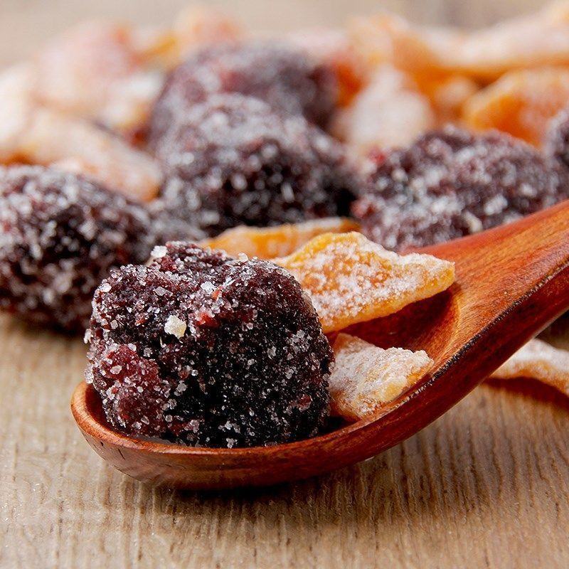 冰糖杨梅干雪花杨梅酸甜冰花陈皮杨梅干梅子蜜饯果干果脯休闲