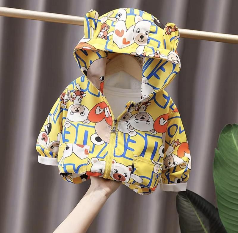 童装男童春装洋气连帽外套宝宝春秋季可爱韩版上衣婴儿小童衣