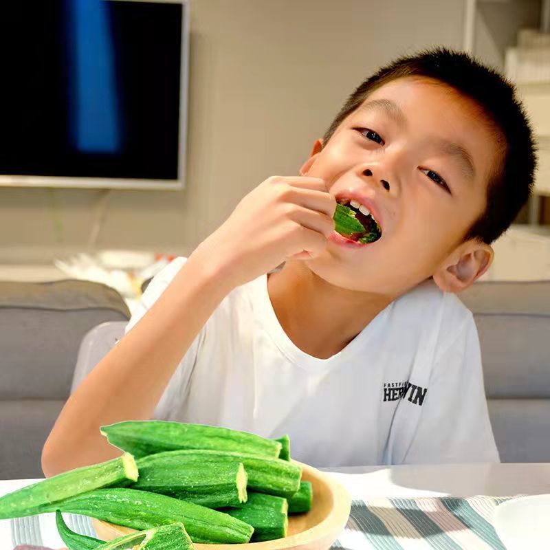 黄秋葵干秋葵脆即食脱水蔬菜干综合果蔬脆办公室休闲零食