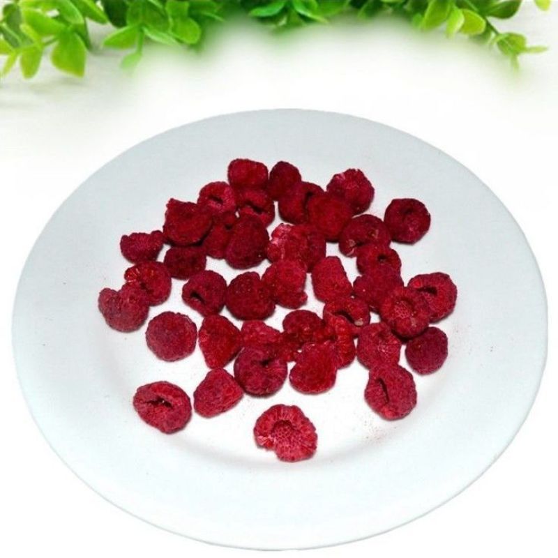 冻干树莓干泡水泡茶树梅碎蛋糕装饰树莓粒无加糖整粒