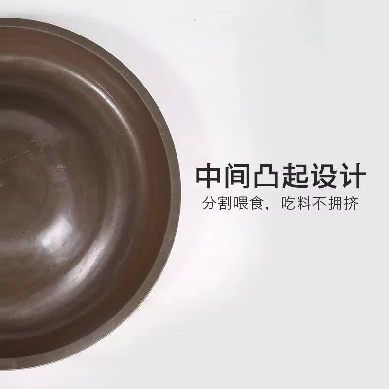圆形食槽喂鸡料盆猪食槽鸭鹅食槽牛筋食槽保育料槽喂食器食槽