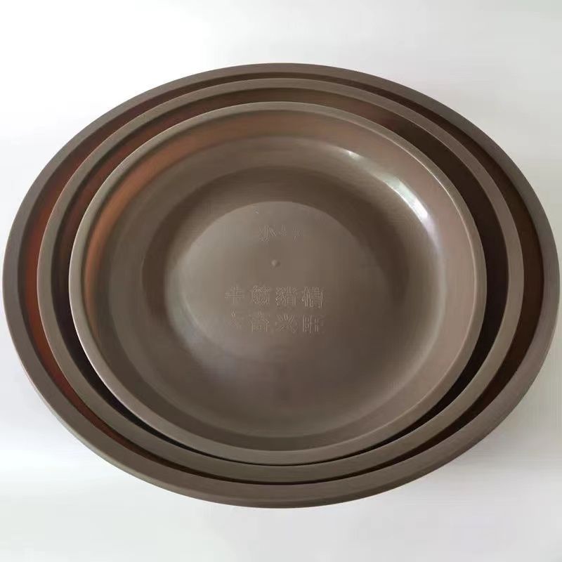 圆形食槽喂鸡料盆猪食槽鸭鹅食槽牛筋食槽保育料槽喂食器食槽