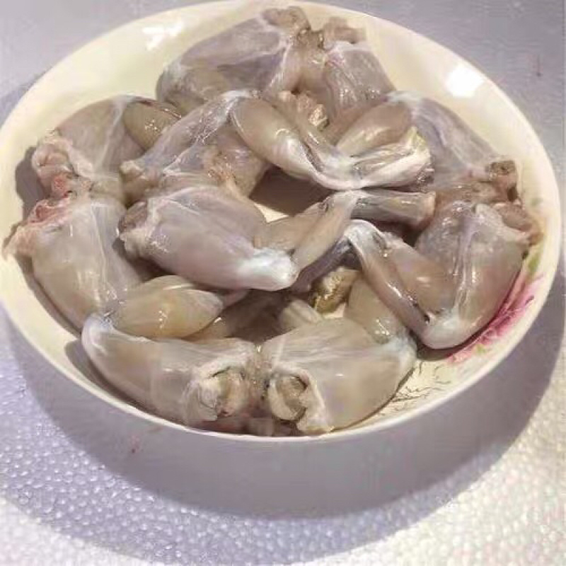 新鲜现杀活鲜去皮牛蛙后腿真空包装合适烧烤火锅