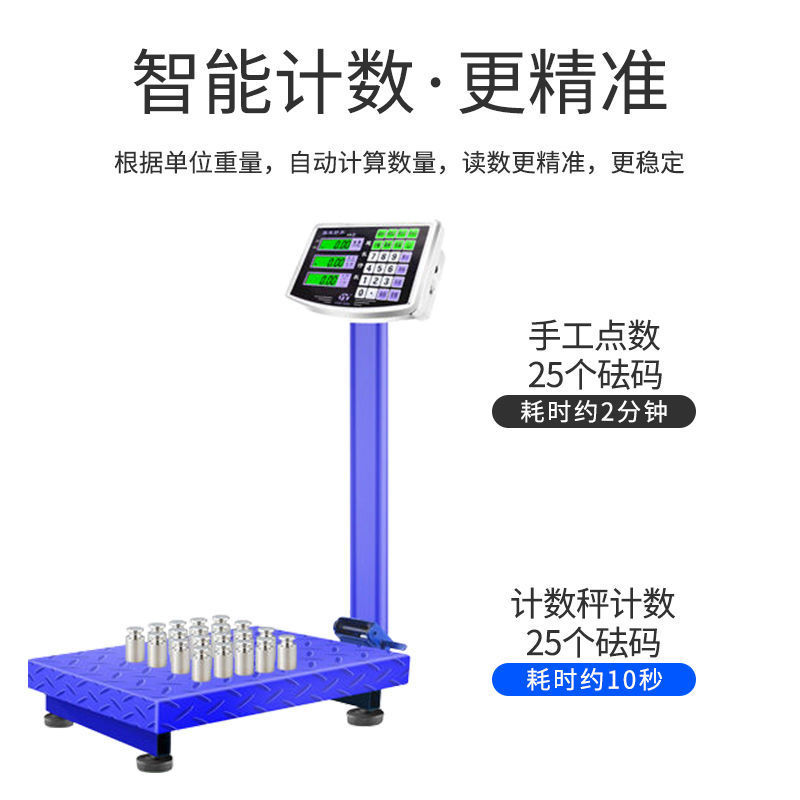 商用精准电子称台秤落地称100kg150公斤300公斤快